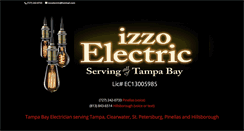 Desktop Screenshot of izzo-electric.com